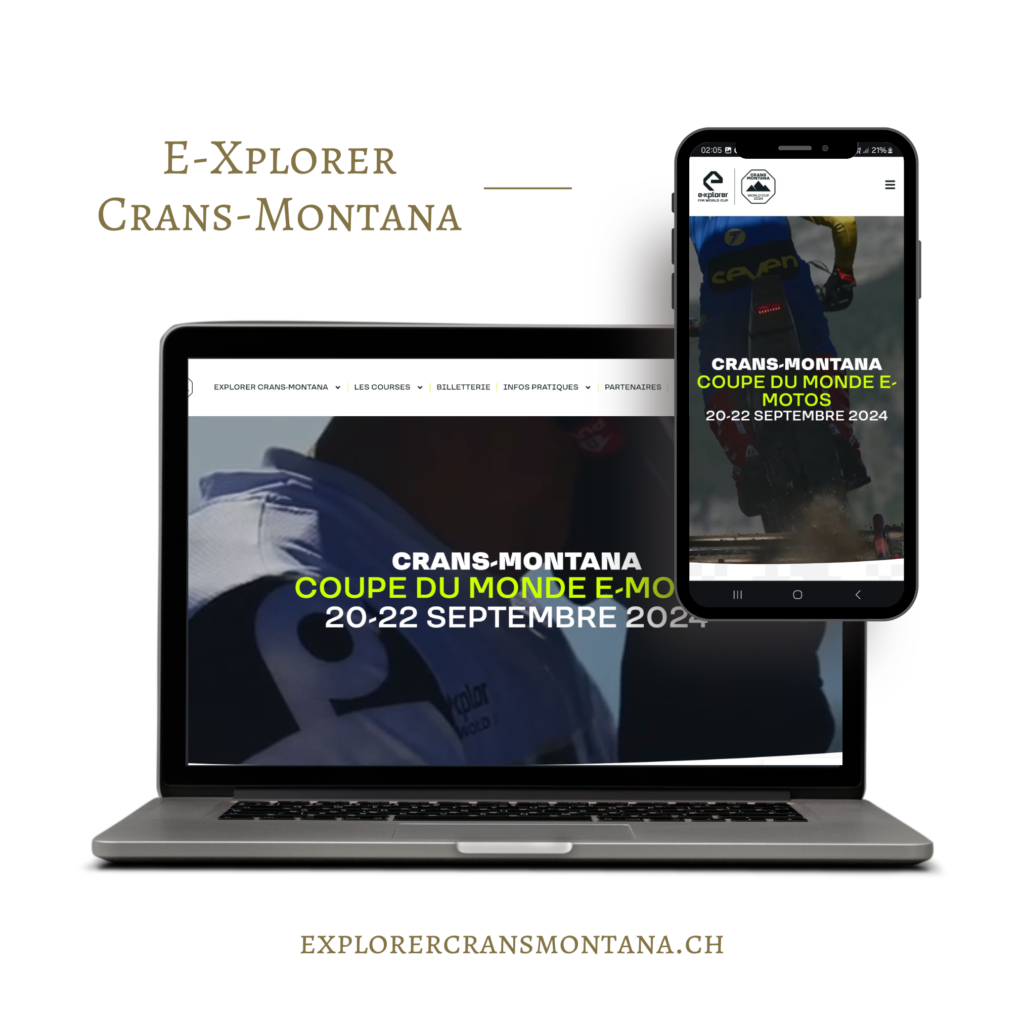 Site web E-Xplorer Crans-Montana