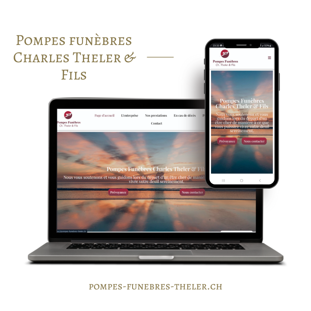 Site web Pompes Funèbres Charles Theler